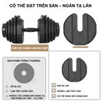 Lysin Tạ Tay đa năng 24kg Pumpking tròn Tập Gym Tại Nhà, Bộ Tạ Điều Chỉnh 1 tay, 15 in 1 Gọn Nhẹ 2026 New — ảnh 7