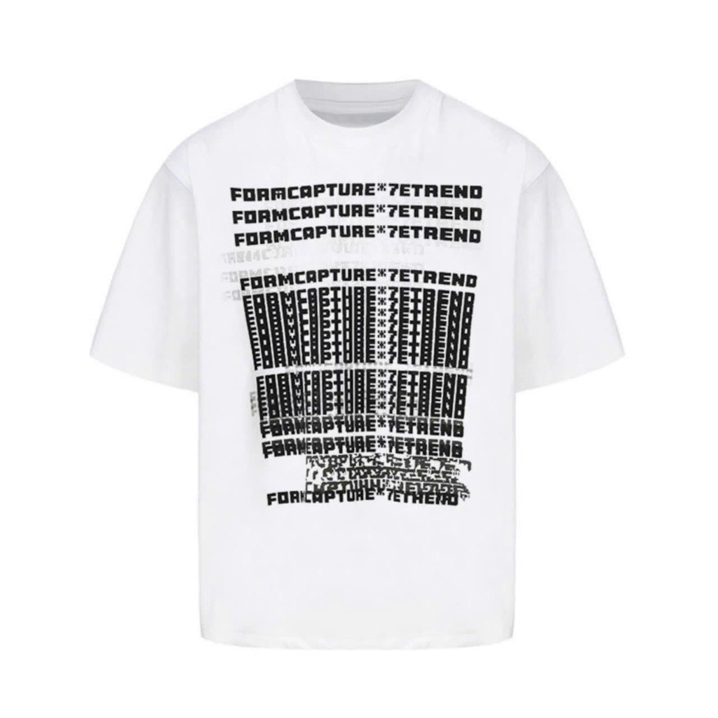 Áo thun Stee Cổ tròn CAPTURE Localbrand ICVCVNI Unisex Cotton