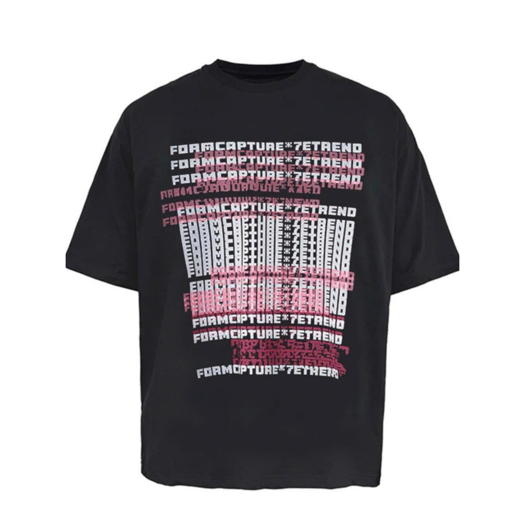 Áo thun Stee Cổ tròn CAPTURE Localbrand ICVCVNI Unisex Cotton