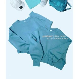 Áo Nỉ Thể thao Nữ Over-Oversized Crew-Neck Màu xanh DQ5762-006