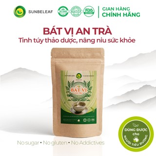 Bát Vị An Trà Sunbeleaf - Bảo Vệ Gan Khỏi Tác Hại Của Rượu Bia, Tăng Cường Sức Khỏe Tổng Thể - Túi Zip 50 Gói Túi Lọc