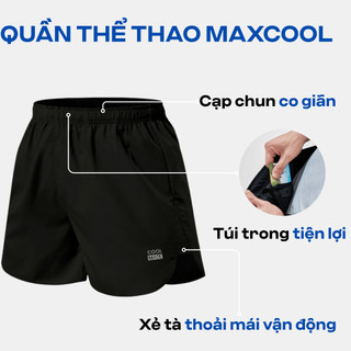 Combo 2 quần thể thao nam Maxcool thoáng khí, thoải mái Coolmate