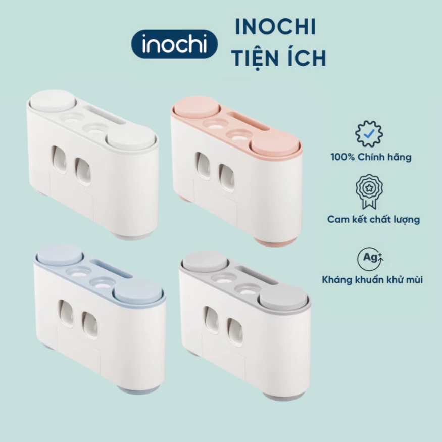 Kệ treo bàn chải đánh răng đa năng Nachi 4 cốc tiêu chuẩn Nhật - CHÍNH HÃNG INOCHI
