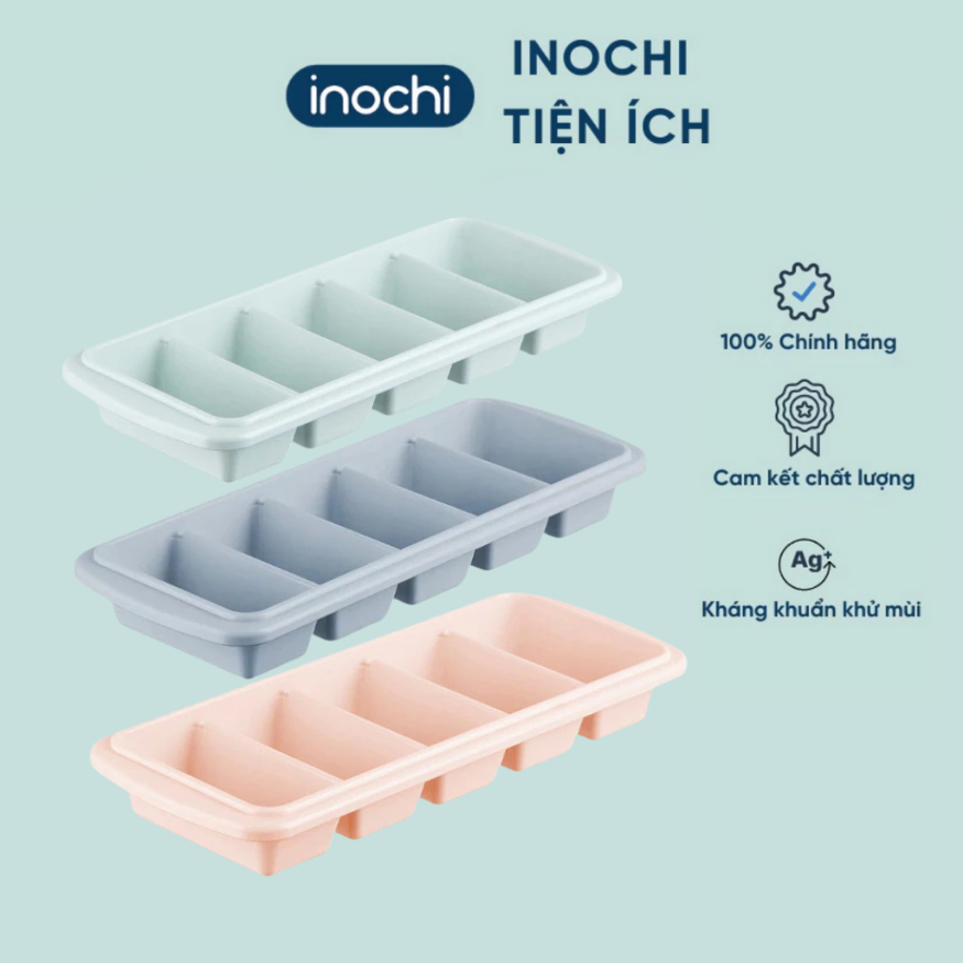 Khay đá ĐƠN Inochi (không nắp, không hộp) 5 viên - 10 viên - 12 viên - 84 viên lấy đá cực nhanh