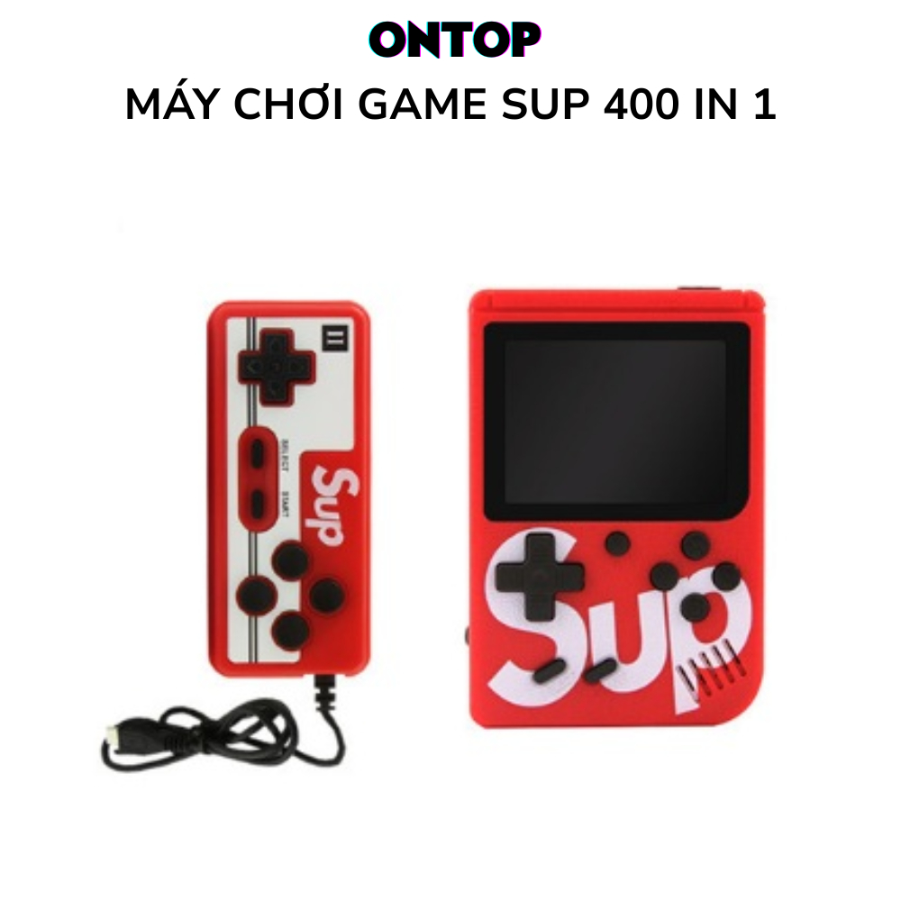 MÁY CHƠI GAME CẦM TAY SUP 400 IN 400 TRÒ CHƠI ĐIỆN TỬ NÚT CỔ