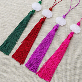 [Set 10 ]Dây treo tua rua hoa sen, dây trang trí ngọc bội hoa sen