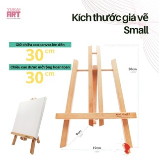 [Hỏa tốc HCM] Giá Vẽ Trưng Bày Để Bàn Mont Marte - Mini Display Easel Beech - Small/Medium