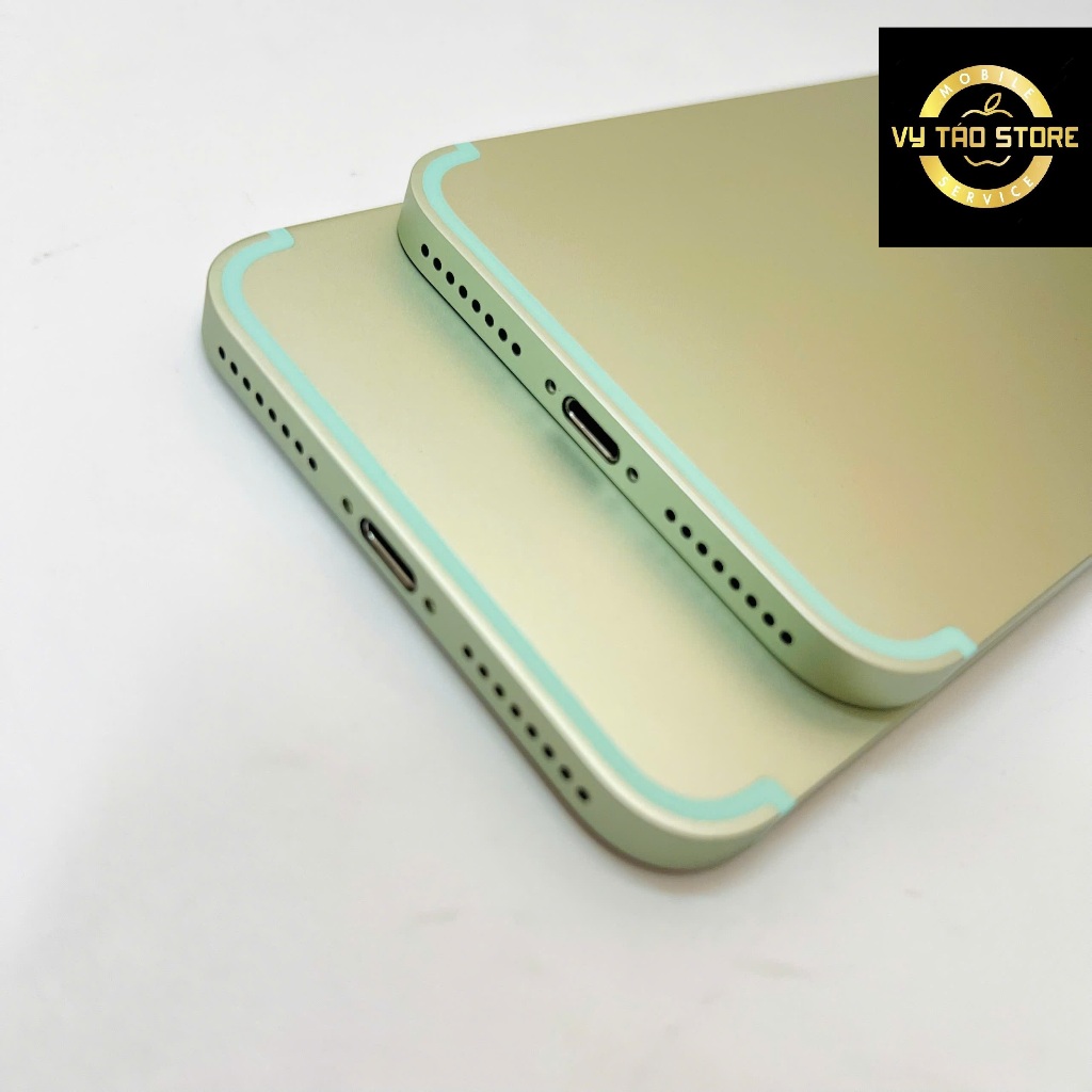 VỎ ĐỘ CẠNH VUÔNG LƯNG NHÁM MÀU XANH NGỌC DÀNH CHO ĐT7PLUS ( ĐỦ NÚT PHÍM KHE SIM )