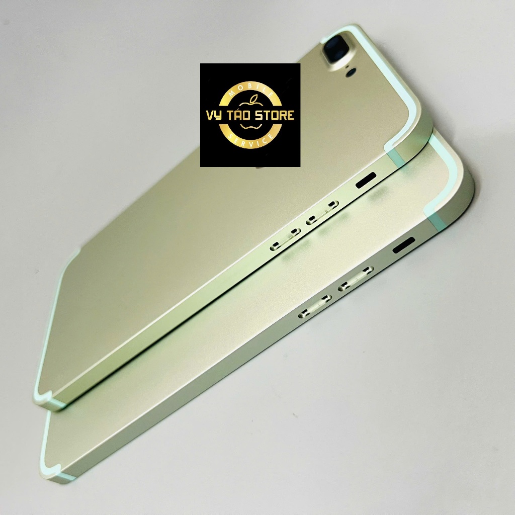 VỎ ĐỘ CẠNH VUÔNG LƯNG NHÁM MÀU XANH NGỌC DÀNH CHO ĐT7PLUS ( ĐỦ NÚT PHÍM KHE SIM )