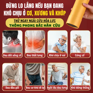 [NGẢI CỨU HỎA LỰC] Thông phong bài hàn cứu BỘI LAN ĐƯỜNG giúp bài trừ hàn khí, giảm đau xương khớp ống 20x17cm