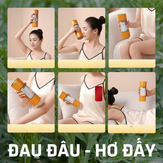 [NGẢI CỨU HỎA LỰC] Thông phong bài hàn cứu BỘI LAN ĐƯỜNG giúp bài trừ hàn khí, giảm đau xương khớp ống 20x17cm