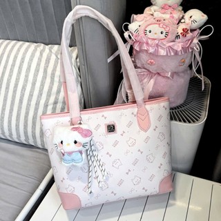 ( HÀNG ĐẸP ) Túi Xách Nữ Tote Hoạ Tiết Hello Kitty Size35 (Kèm Móc Khóa) Đi chơi đi du lịch sang trọng tiện dụng TT03