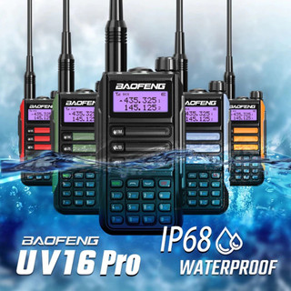 Bộ Đàm baofeng UV-16 Pro IP68 Chống Nước Khoảng Cách 30-50km Băng Tần Kép Bảo Hành 24 Tháng
