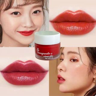 Son dưỡng môi lựu đỏ Collagen, làm mềm môi, dưỡng môi sau phun, kích màu môi, giữ màu môi.