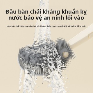 Youkebei bộ cọ rửa bình sữa, cọ rửa ống hút bằng silicon tiện lợi, kèm kệ úp bình sữa, dụng cụ vệ sinh an toàn cho bé