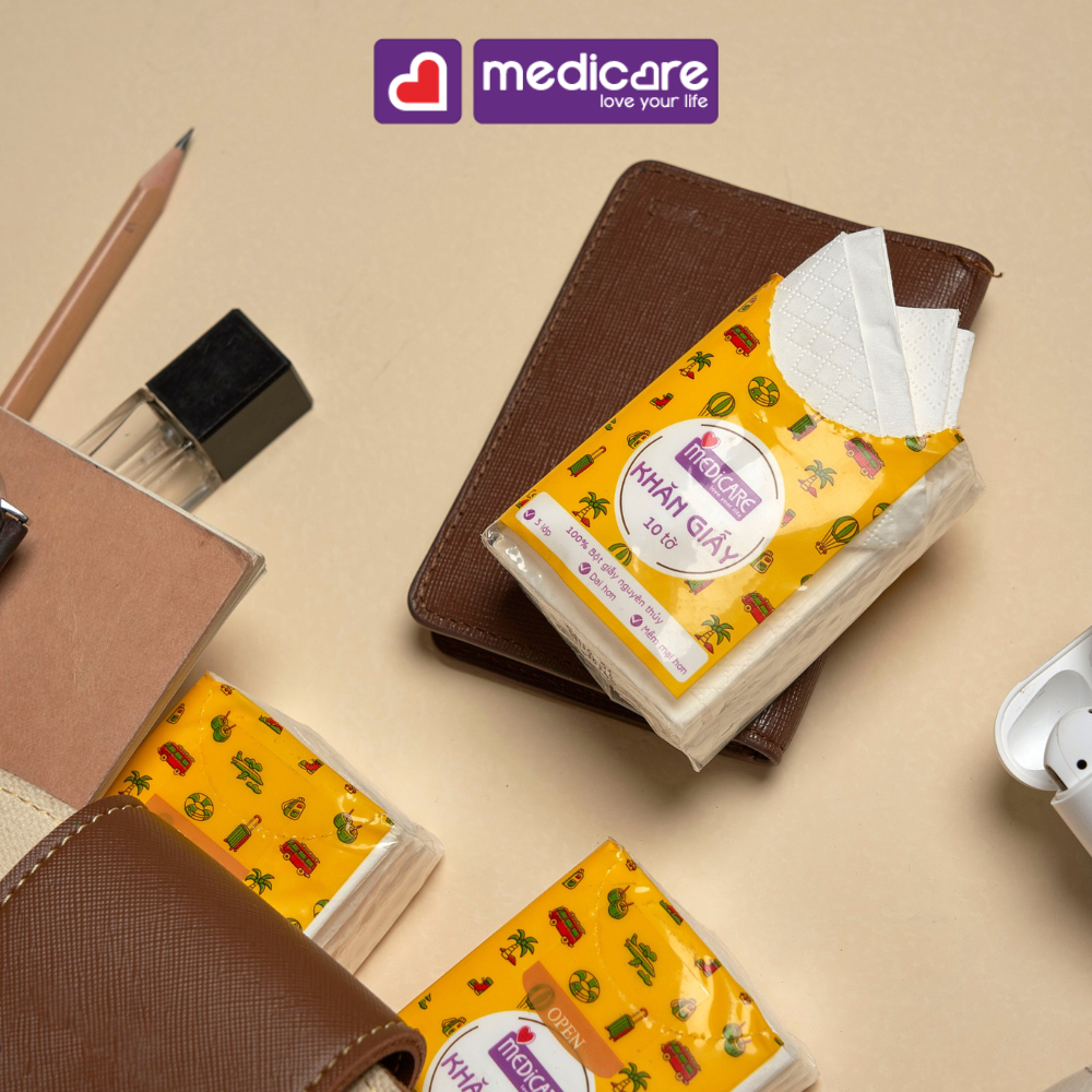 Khăn giấy bỏ túi MEDiCARE bịch 6 gói