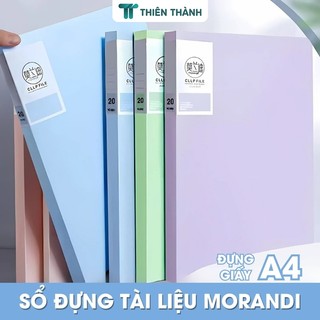 File Lá Đựng Tài Liệu A4 Trong Suốt 30 Lá 60 Lá Cao Cấp – Tệp Đựng Hồ Sơ Văn Phòng, Học Tập