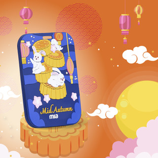 [GIFT] Thẻ treo hành lý MIAvn Mid Autumn Tag S Purple - Nhỏ Gọn, Tiện Dụng, Tránh Thất Lạc Hành Lý
