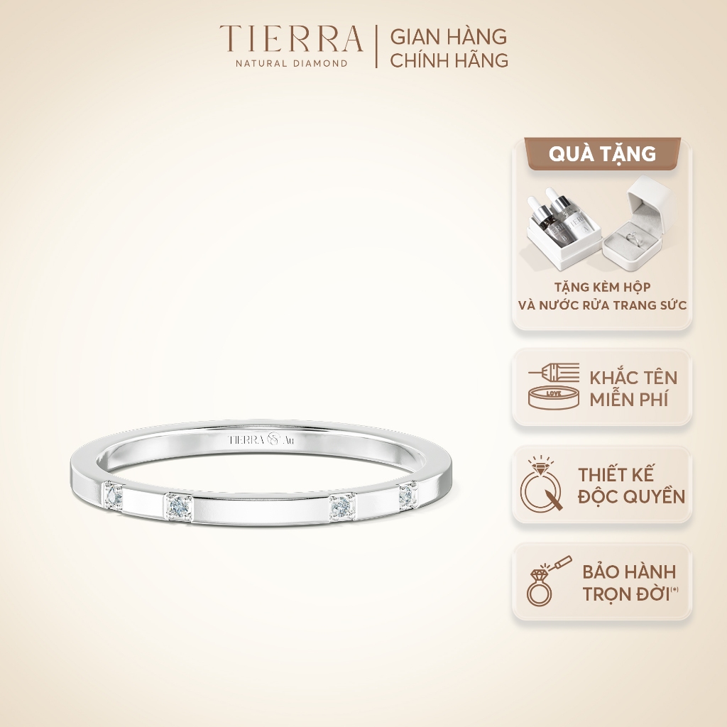 [CHAT TRƯỚC KHI ĐẶT] Nhẫn Thời Trang, Nhẫn Hẹn Ước Tierra FNN1806 Vàng 14K/ 18K Phong Cách Nhẹ Nhàng Thanh Lịch