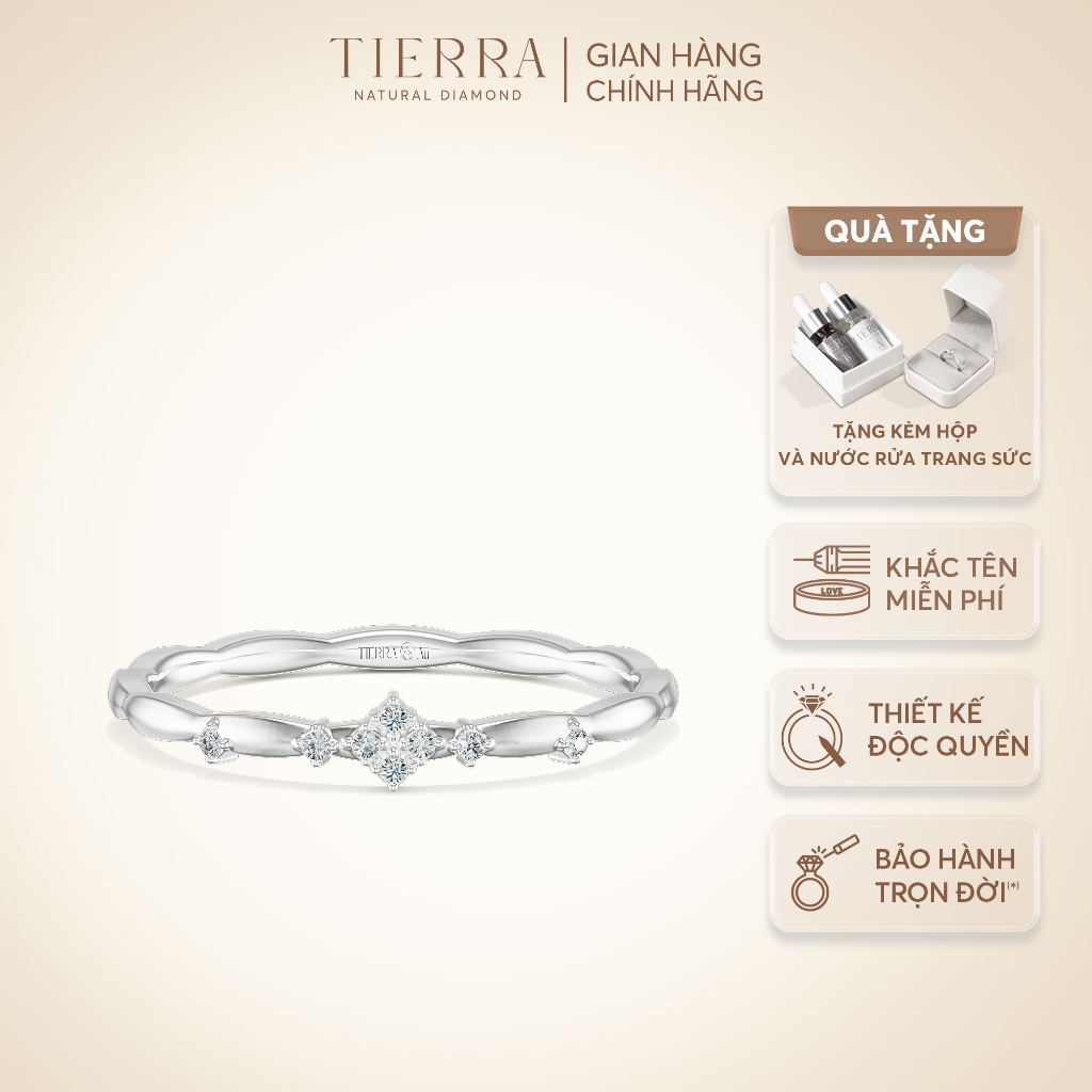 [CHAT TRƯỚC KHI ĐẶT] Nhẫn Thời Trang Nữ, Nhẫn Hẹn Ước Tierra FNN1203 Vàng 14K/ 18K Thiết Kế Độc Đáo Lạ Mắt