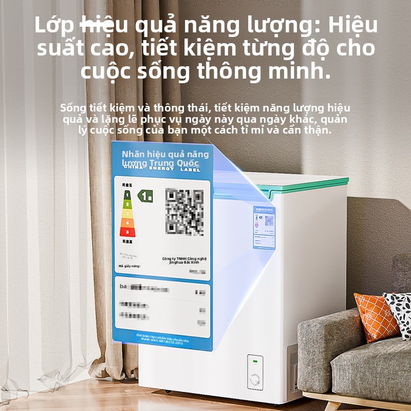 Cosanta  Tủ đông mini gia đình tiết kiệm năng lượng để lưu trữ tủ kem sữa đông lạnh Sữa mẹ trữ đông