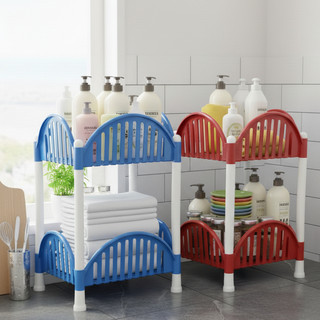Kệ Nhựa Chữ Nhật 2, 3 Tầng Để Đồ Nhà Tắm, Phòng Bếp Đa Năng chắc chắn, Bền đẹp