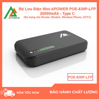 Bộ Lưu Điện Đa Năng POE-830P-LFP – Pin 20000mAh, USB/Type-C/DC/POE Output