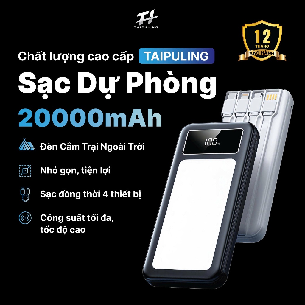 Củ Sạc Nhanh S012 Chính Hãng TAIPULING , Hỗ Trợ Sạc Không Dây,Củ Sạc có ...