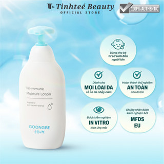 Sữa Dưỡng Ẩm 72H Làm Dịu Và Phục Hồi Da GOONGBE Primmune Moisture Lotion Dành Cho Bé 350ml/ 30ml