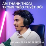 Tai nghe Gaming không dây Bluetooth Logitech G321 LIGHTSPEED - Cần micro 16 kHz, pin 20 giờ — ảnh 4