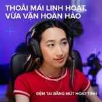 Tai nghe Gaming không dây Bluetooth Logitech G321 LIGHTSPEED - Cần micro 16 kHz, pin 20 giờ — ảnh 3