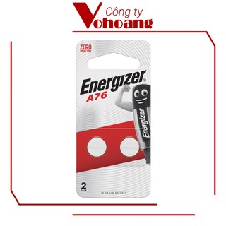 2 pin nút áo Energizer A76 BP2 điện áp 1.5V - Lắp máy tính, đồng hồ, đồ chơi, …
