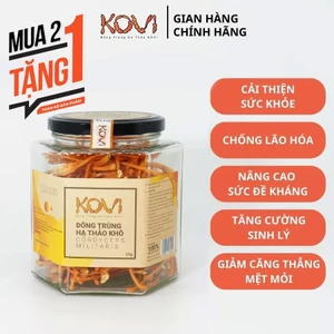 Combo 2 Hộp Đông Trùng Kovi Sấy Khô Thăng Hoa 25g Tặng Ngay 1 Hộp Đông Trùng Kovi 15g
