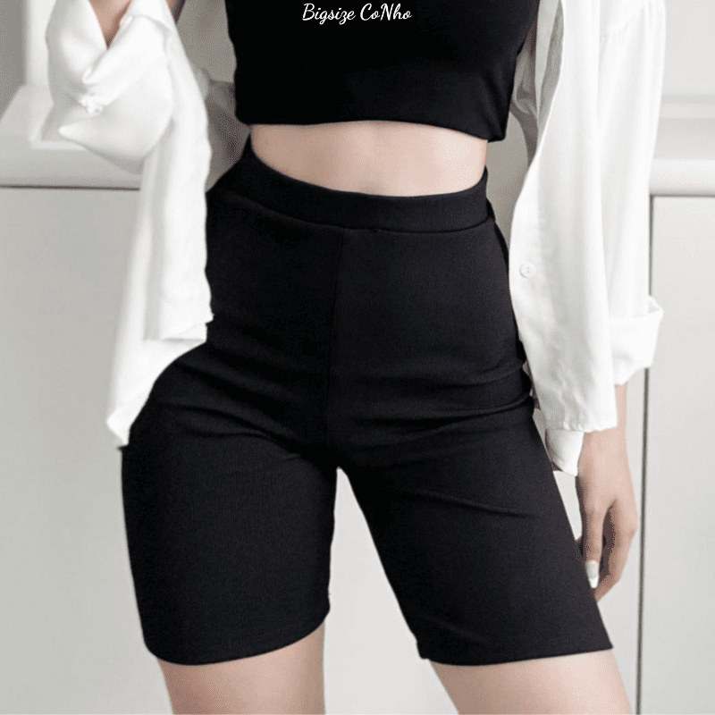 Quần Legging Bigsize Lửng(58kg đến 100kg)quần ôm lửng cho người béo mã qom