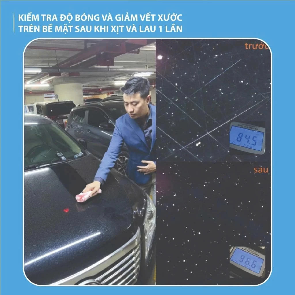 Chai Xịt Nano Dẻo UlTIMA Chính Hãng Dùng Vệ Sinh Kính Xe Ô Tô, Phủ Bóng Sơn Sau Khi Vệ Sinh - 650ml