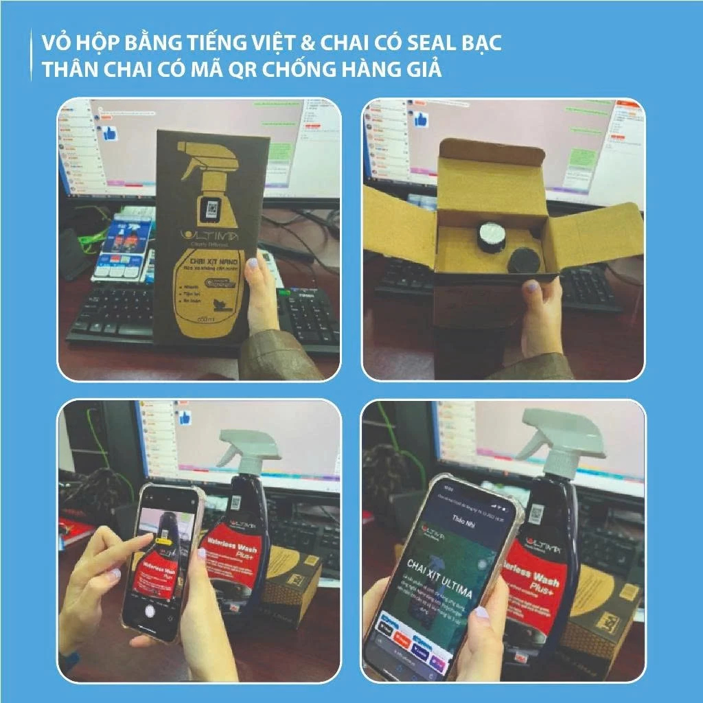 Chai Xịt Nano Dẻo UlTIMA Chính Hãng Dùng Vệ Sinh Kính Xe Ô Tô, Phủ Bóng Sơn Sau Khi Vệ Sinh - 650ml