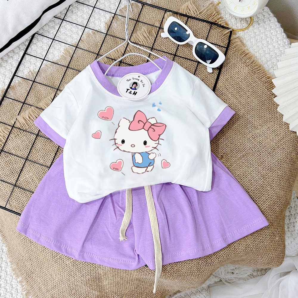 [8-40Kg] Bộ đồ bé gái HOT TREND chất vải mềm mịn thoáng mát được các bé yêu thích BGALI01