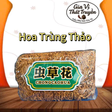 Hoa Đông Trùng sấy kho - Bông Trùng Thảo - Nấm Đông Trùng Hạ Thảo - 100Gram - 500Gram