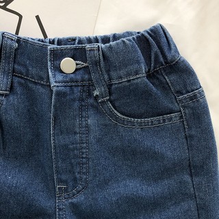 Đồ Bộ Bé Gái, Sét Bò Cho Bé Gái Thiết Kế Áo 2 Dây Kèm Quần Ống Rộng Chất Liệu Jean Mềm Mại
