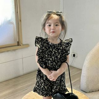Đồ Bộ Bé Gái, Sét Cho Bé Gái Thiết Kế Hoa Nhí Dễ Thương Chất Liệu Cotton Mềm Mại