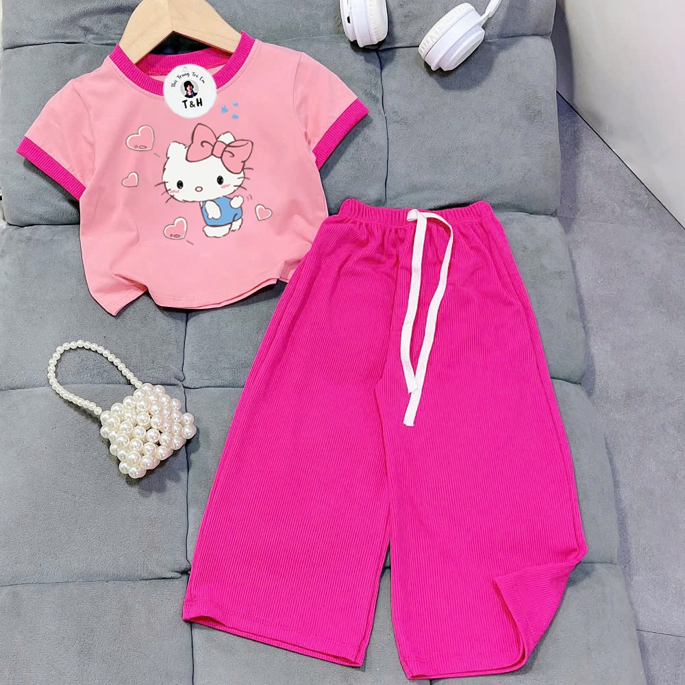 [8-40Kg] Bộ đồ bé gái HOT TREND chất vải mềm mịn thoáng mát được các bé yêu thích BGALI01