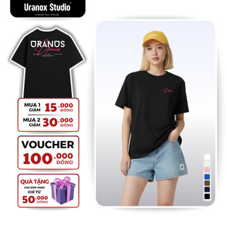 Áo Phông Local Brand Oversize 250GSM Signature URANUS Unisex Form Rộng Cotton Cao Cấp 100% M08