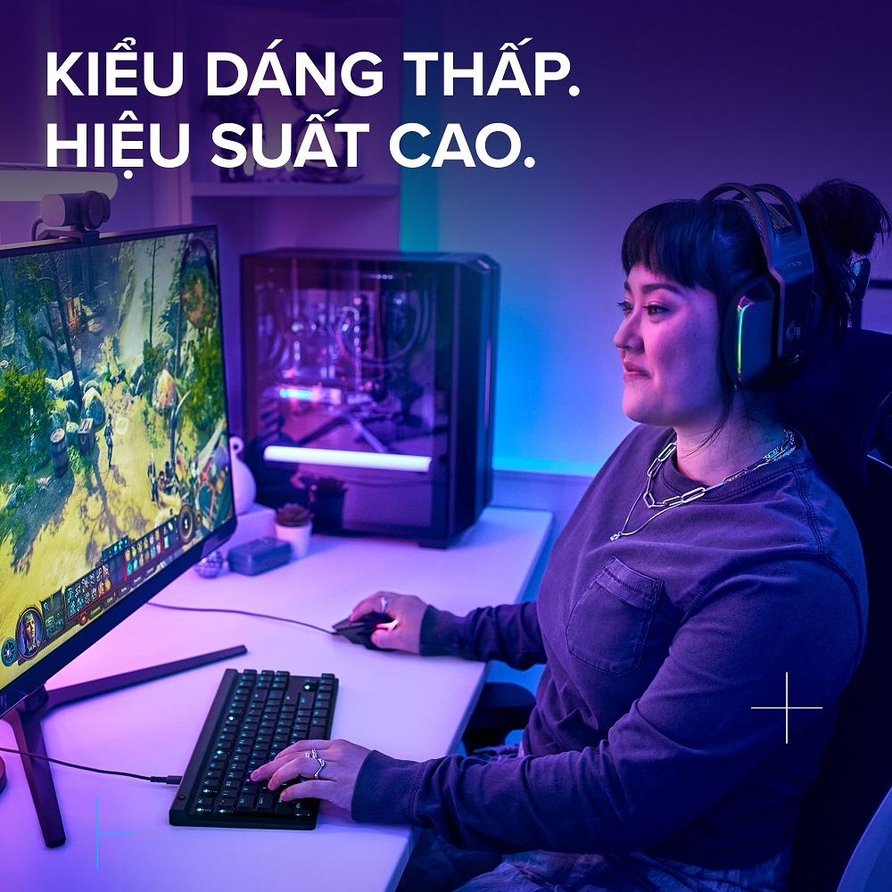 Bàn phím Gaming có dây Low profile Logitech G515 TKL - LIGHTSYNC RGB, Keycaps PBT | BigBuy360 - bigbuy360.vn