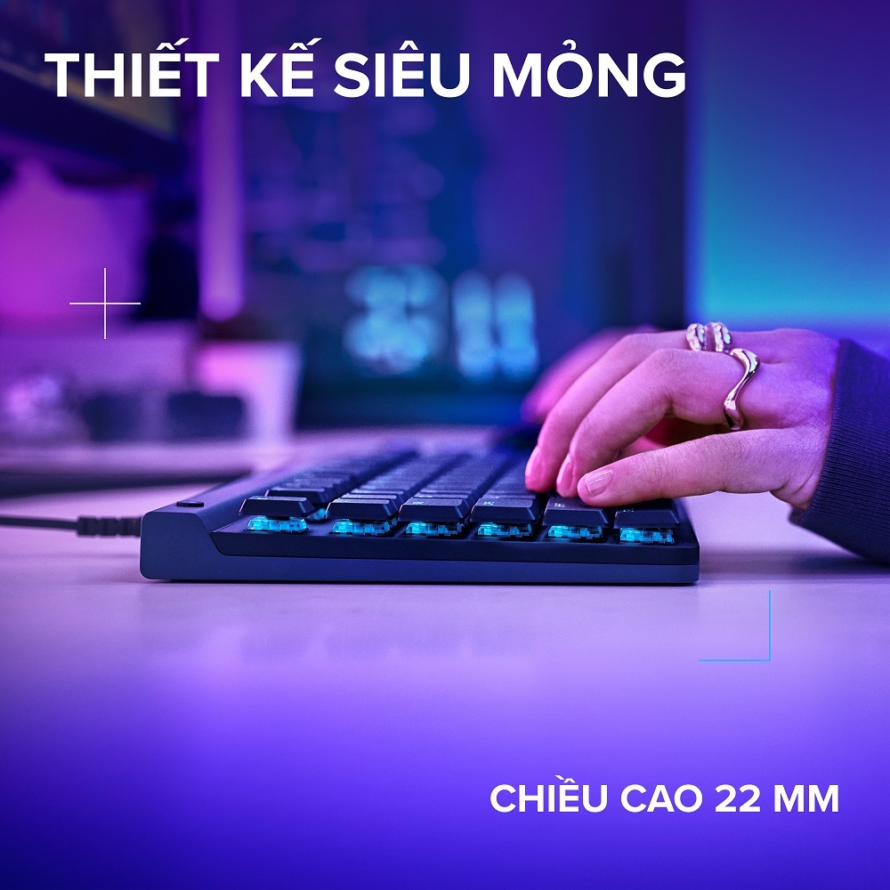 Bàn phím Gaming có dây Low profile Logitech G515 TKL - LIGHTSYNC RGB, Keycaps PBT | BigBuy360 - bigbuy360.vn