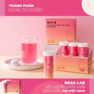 Viên Sủi Chuyển Hoá Chất Béo Balporo BBae Hàn Quốc Hỗ Trợ Giảm Cân, Dưỡng Sáng Làm Mịn Da - Bebeau