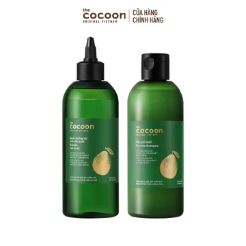 [MUA 2 GIẢM 42%] Combo Nước dưỡng tóc tinh dầu bưởi Cocoon 310ml và Dầu gội bưởi 310ml giúp giảm gãy rụng và làm mềm tóc