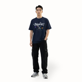 Áo Phông Local Brand URANOX Oversize 250GSM WE ARE HERE Unisex Form Rộng Cotton Cao Cấp M10