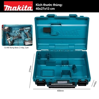 Hộp nhựa đựng máy khoan, máy vặn vít dùng pin Makita 143603-8