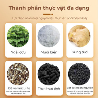 Miếng Dán Chườm Ấm Thảo Dược SOFTURE Giữ Ấm Giảm Đau Cho Cổ, Bụng, Bàn Chân, Đầu Gối - SMD01