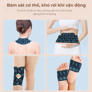 Miếng Dán Chườm Ấm Thảo Dược SOFTURE Giữ Ấm Giảm Đau Cho Cổ, Bụng, Bàn Chân, Đầu Gối - SMD01